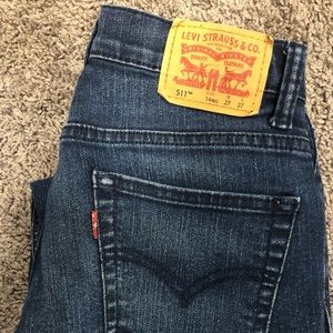Levi’s! 511 Slim Dark Wash 27x27 (14R)